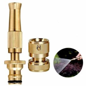 (pack Of 2 Nozzle) Portable Water Sprayer Nozzle Adjustable High Pressure Car Washing Garden Hose Sprinkler System Car Wash Watering Water Spray Nozzle