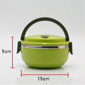 2 Layer Easy Portable Lunch Box ·non-toxic, Health And Safety (random Color)