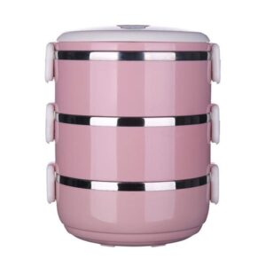 3 Layer Easy Portable Lunch Box ·non-toxic, Health And Safety (random Color)