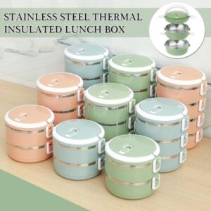 3 Layer Easy Portable Lunch Box ·non-toxic, Health And Safety (random Color)
