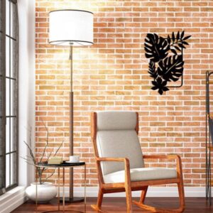 Home Decor Palm Leaves Frames Wooden Wall Art