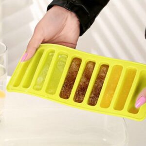 10 Grids Stick Shape Ice Tray Non-stick | 10 Hole Finger Shape Cylinder Silicone Ice Cube