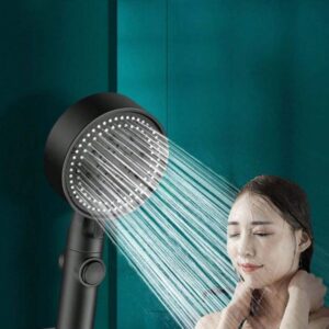 4 In 1 Multi-functional Matte High-pressure Shower Head | Adjustable Water Flow And Pressure (random Color)