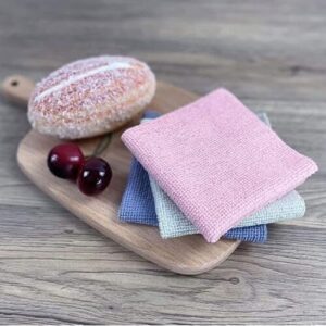 Microfiber Cleaning Reusable Clothes | Multifunctional Kitchen Rags Super Absorbent Wipes – 20pcs/box (random Color)