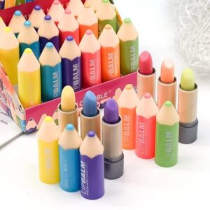 ( Pack Of 12 ) Pencil Shape Lip Balm