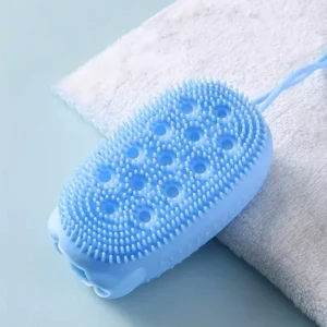 Super Soft Silicon Bubbles Bath Brush | Body Scrubber Bath Sponge Exfoliating Body Brush (random Color)