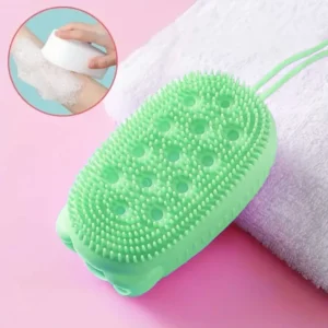 Super Soft Silicon Bubbles Bath Brush | Body Scrubber Bath Sponge Exfoliating Body Brush (random Color)