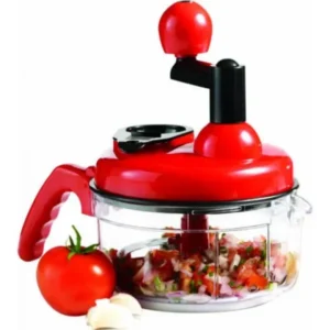 Tomato Crusher Manual Plastic Tomato Machine Handy Chopper With Stainless Steel Blades – Perfect Vegetable And Fruit Chopper
