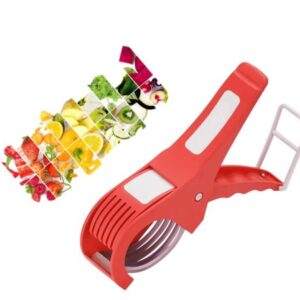 Ultimate 5-blade Multi Veg Cutter: Effortless Precision For Vegetables & Fruits Slicing And Dicing (random Color)